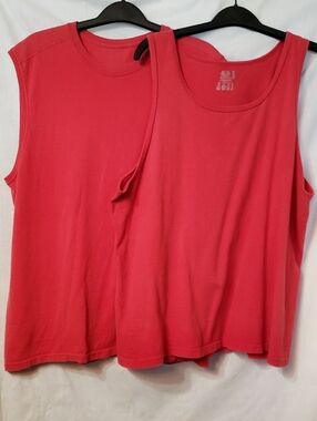 Fruit of the Loom Men’s - Red Tank Tops Set Of 2